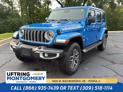 Used 2024 Jeep Wrangler Unlimited Sahara w/ Technology Group AWD/4WD image 1