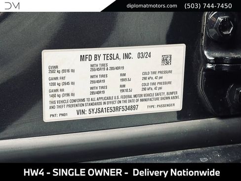 Used 2024 Tesla Model S AWD/4WD image 44