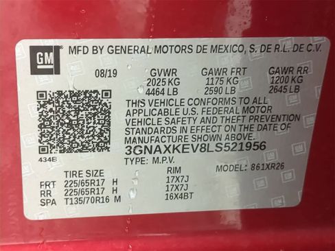 Used 2020 Chevrolet Equinox LT w/ LPO, Floor Liner Package image 42