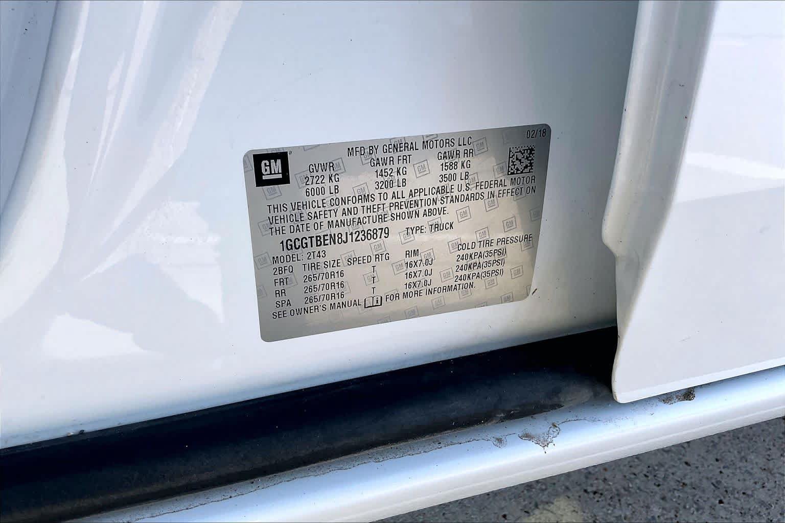 Used 2018 Chevrolet Colorado W/T w/ WT Convenience Package AWD/4WD image 35