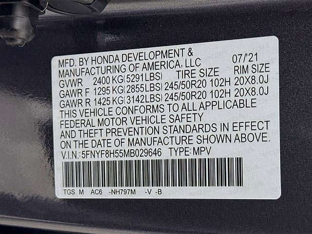 Used 2021 Honda Passport EX-L image 35