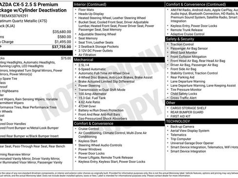 New 2025 MAZDA CX-5 AWD 2.5 S w/ Premium Plus Pkg image 4