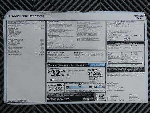 New 2026 MINI Cooper 2-Door Hardtop image 9
