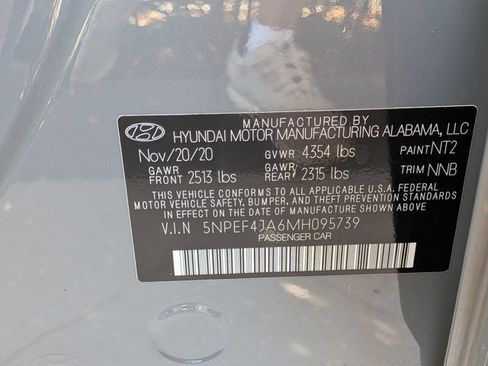 Used 2021 Hyundai Sonata SEL w/ Convenience Package FWD image 21