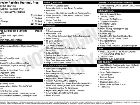 Used 2017 Chrysler Pacifica Touring-L Plus image 15