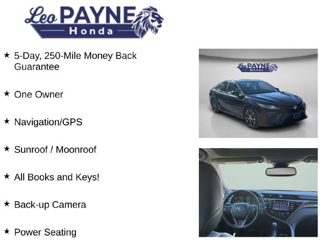 Used 2019 Toyota Camry SE w/ Convenience Package FWD image 6