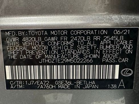 Used 2021 Lexus IS 350 F Sport w/ Accessory Package image 11