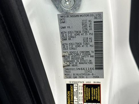 Used 2023 Nissan Frontier S image 25