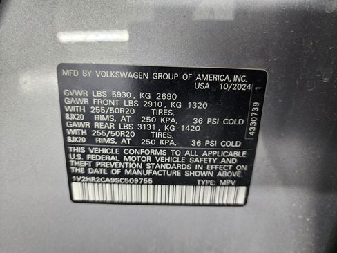 Used 2025 Volkswagen Atlas SE AWD/4WD image 51
