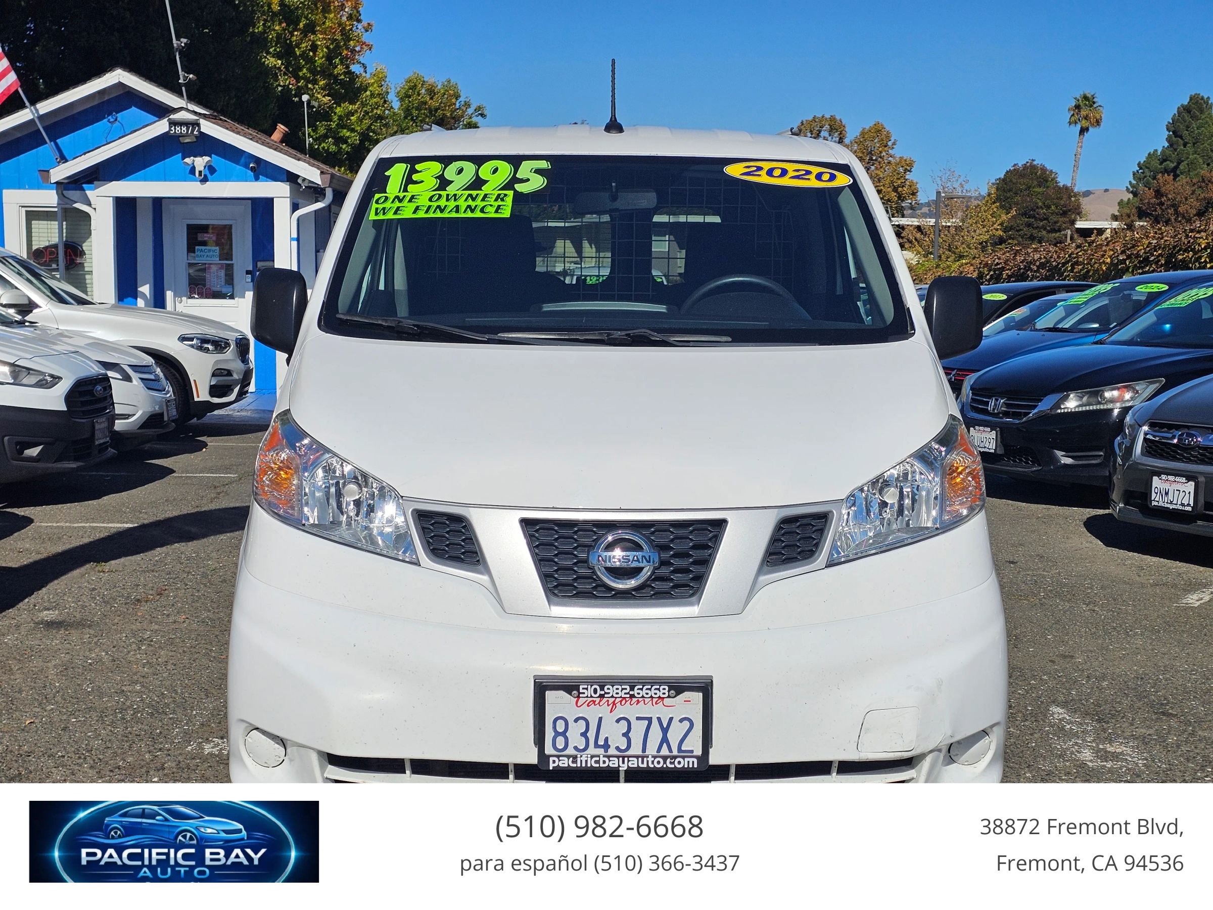 Used 2020 Nissan NV200 S w/ Back Door Glass Package FWD image 2