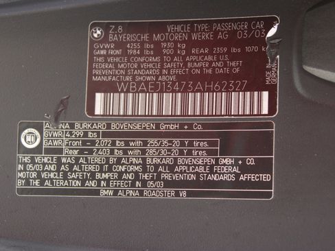 Used 2003 BMW Z8 image 46