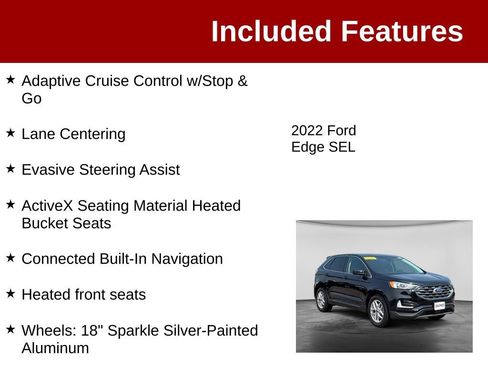 Used 2022 Ford Edge SEL AWD/4WD image 4