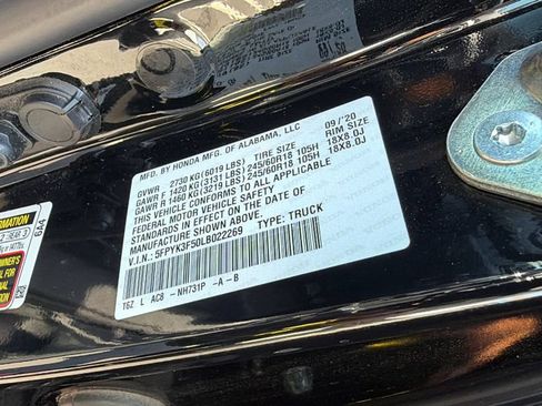 Used 2020 Honda Ridgeline RTL image 30