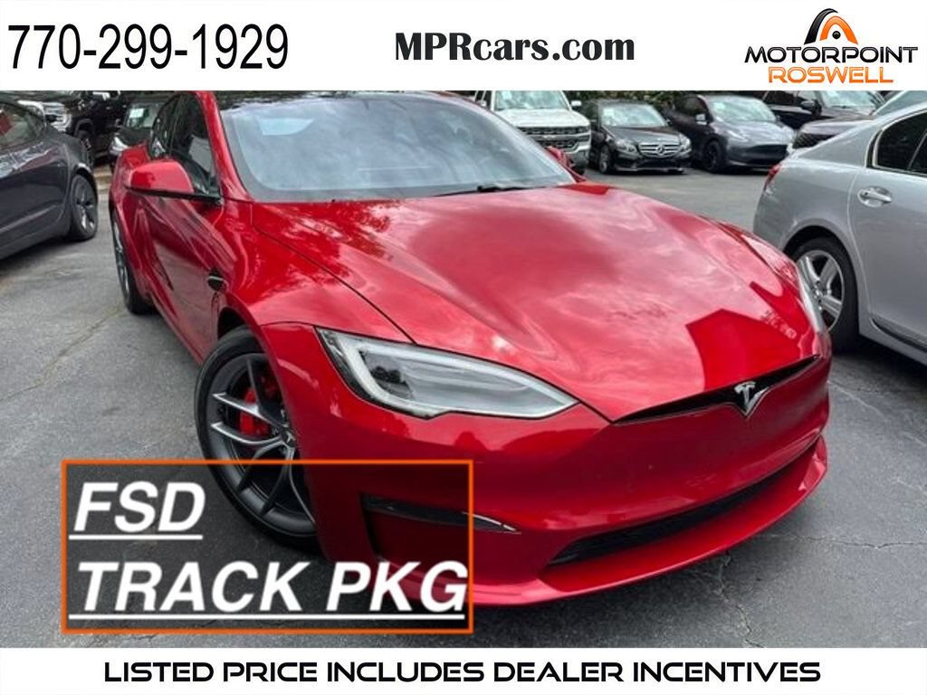 Used 2021 Tesla Model S Plaid AWD/4WD image 1