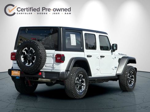 Certified 2025 Jeep Wrangler Unlimited Rubicon 4xe w/ Convenience Group AWD/4WD image 4