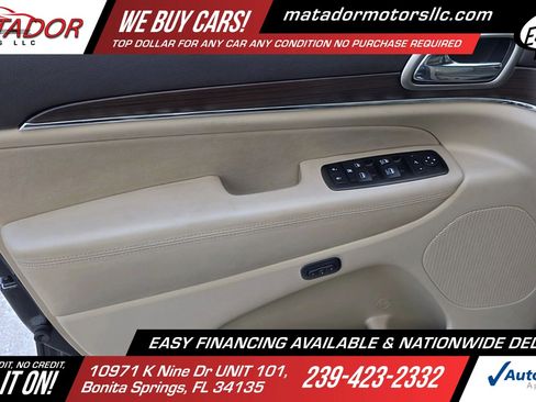 Used 2015 Jeep Grand Cherokee Overland AWD/4WD image 9