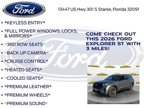 New 2026 Ford Explorer ST RWD image 10