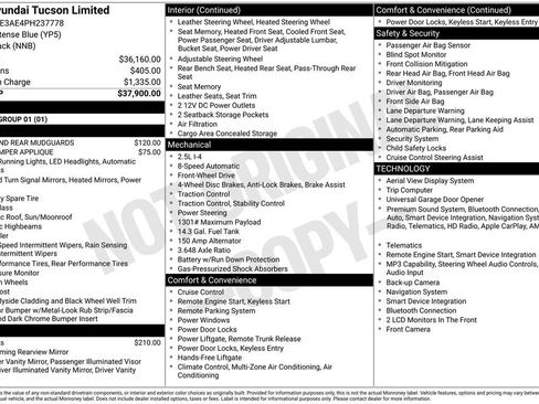 Certified 2023 Hyundai Tucson Limited FWD image 33