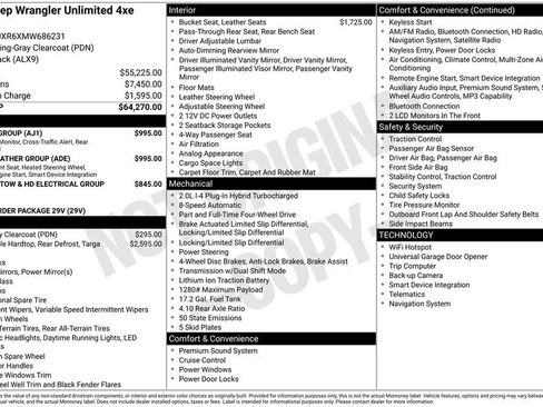 Used 2021 Jeep Wrangler Unlimited Rubicon 4xe w/ Cold Weather Group image 5