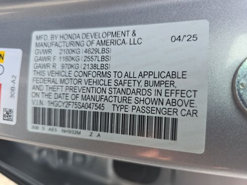 Used 2025 Honda Accord Sport image 35