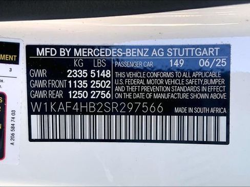 Used 2025 Mercedes-Benz C 300 4MATIC Sedan image 30