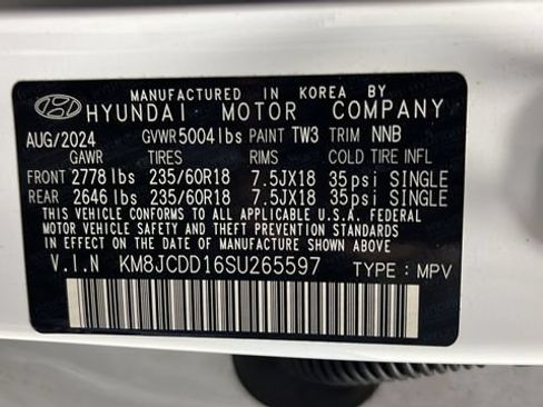 Used 2025 Hyundai Tucson SEL AWD/4WD image 28
