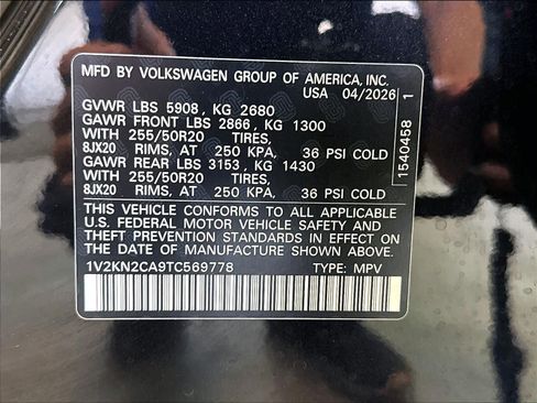 New 2026 Volkswagen Atlas SE AWD/4WD image 8