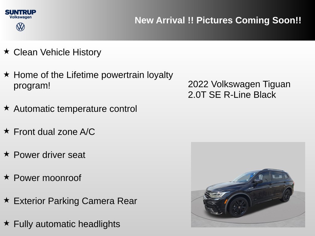 Used 2022 Volkswagen Tiguan SE R-Line FWD image 5
