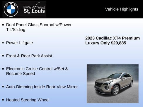 Used 2023 Cadillac XT4 Premium Luxury w/ Cold Weather Package AWD/4WD image 16