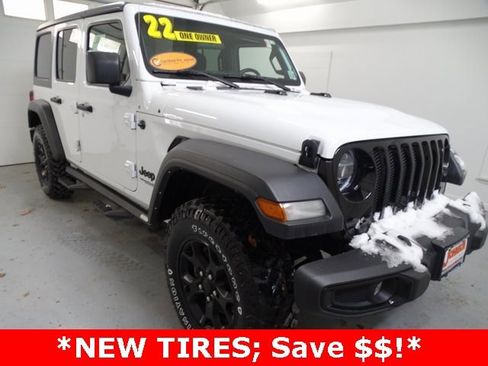 Certified 2022 Jeep Wrangler Unlimited Sport image 1