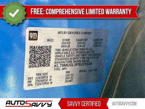 Used 2023 Chevrolet TrailBlazer RS w/ Sun and Liftgate Package image 32