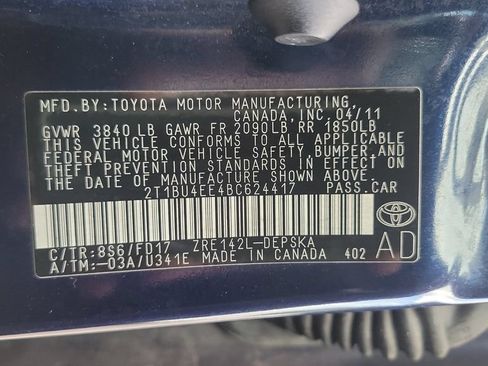 Used 2011 Toyota Corolla S FWD image 21