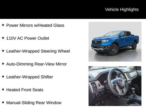 Certified 2023 Ford Ranger XLT w/ Equipment Group 302A High image 26