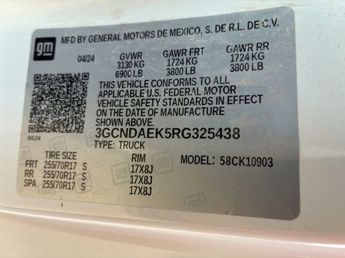 Used 2024 Chevrolet Silverado 1500 W/T w/ Trailering Package image 14