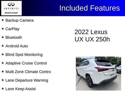 Used 2022 Lexus UX 250h w/ Premium Package AWD/4WD image 2