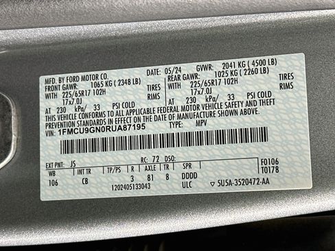 Used 2024 Ford Escape Active AWD/4WD image 12