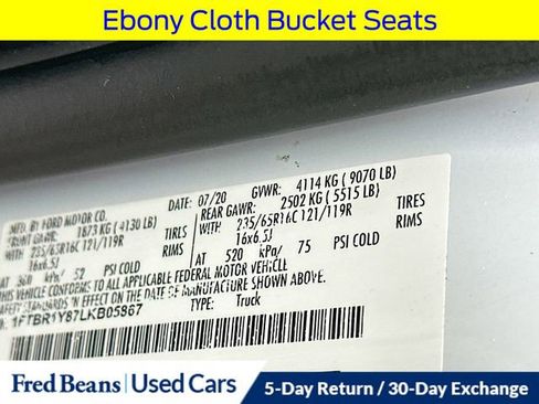 Certified 2020 Ford Transit 250 Low Roof w/ Exterior Upgrade Package image 30