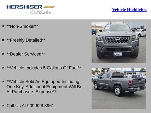 Used 2022 Nissan Frontier SV w/ Technology Package RWD image 2