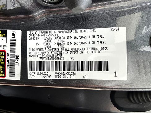 Used 2024 Toyota Sequoia Capstone image 37