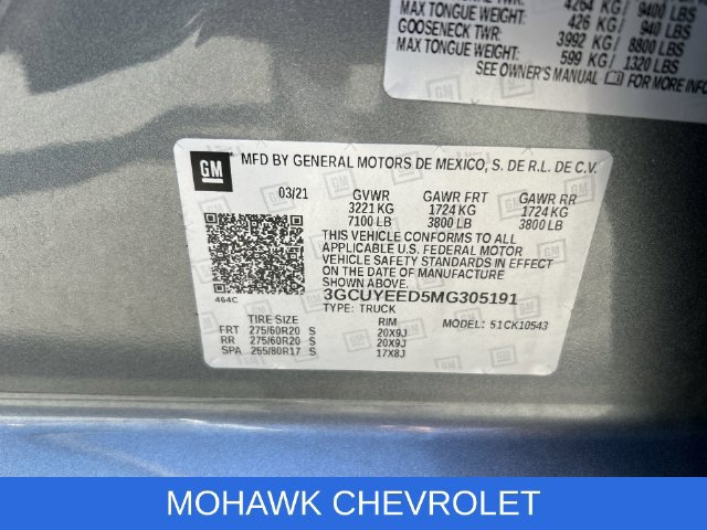 Certified 2021 Chevrolet Silverado 1500 RST AWD/4WD image 34