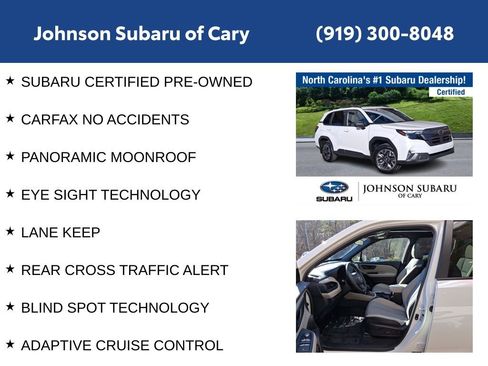 Certified 2025 Subaru Forester Premium w/ Protection Package image 6