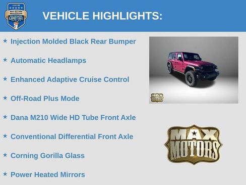 New 2026 Jeep Wrangler Unlimited Sport AWD/4WD image 26