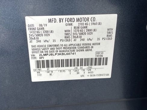 Used 2019 Lincoln Nautilus Reserve image 19