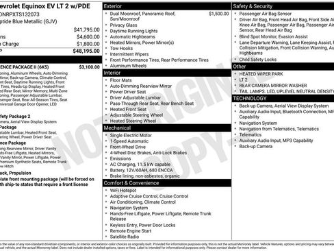 New 2026 Chevrolet Equinox EV LT w/ Convenience Package II FWD image 2