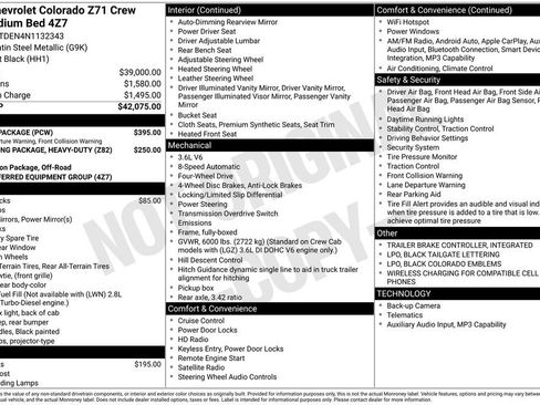 Certified 2022 Chevrolet Colorado Z71 w/ Safety Package image 10
