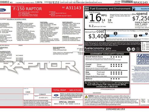 Used 2024 Ford F150 Raptor image 51