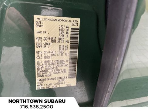 Used 2022 Nissan Frontier SV w/ SV Premium Package image 33