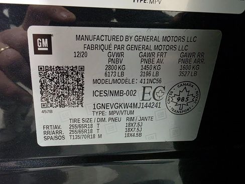 Used 2021 Chevrolet Traverse LT image 42