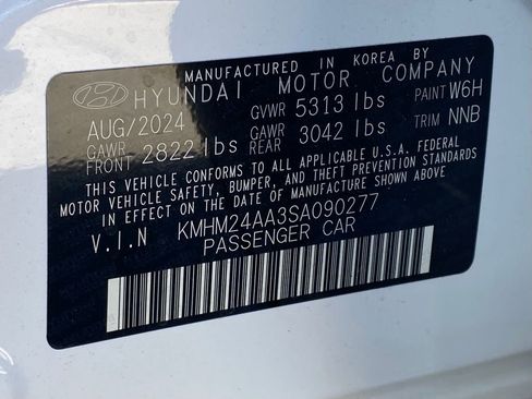 New 2025 Hyundai Ioniq 6 SE RWD image 33