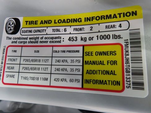 Used 2026 Ford Explorer Tremor w/ Tremor Convenience Package AWD/4WD image 65